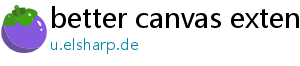 better canvas extension