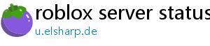 roblox server status